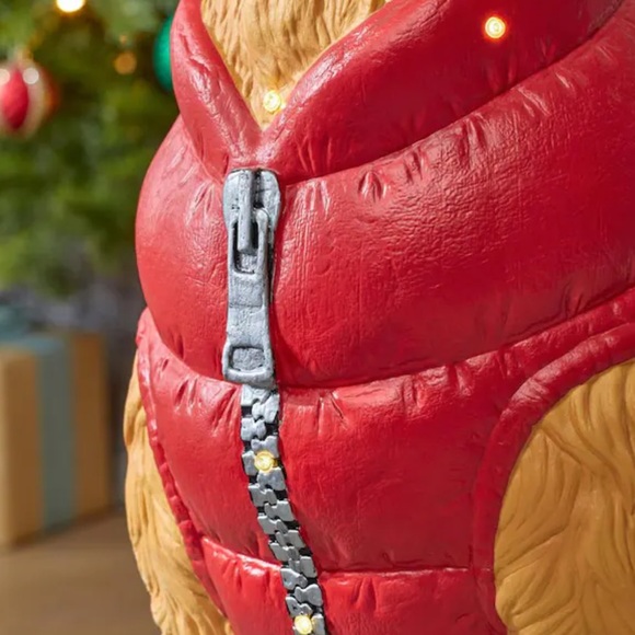 SOLD OUT - 2.5 ft. Christmas Golden Retriever with LED Lights - Picture 5 of 5